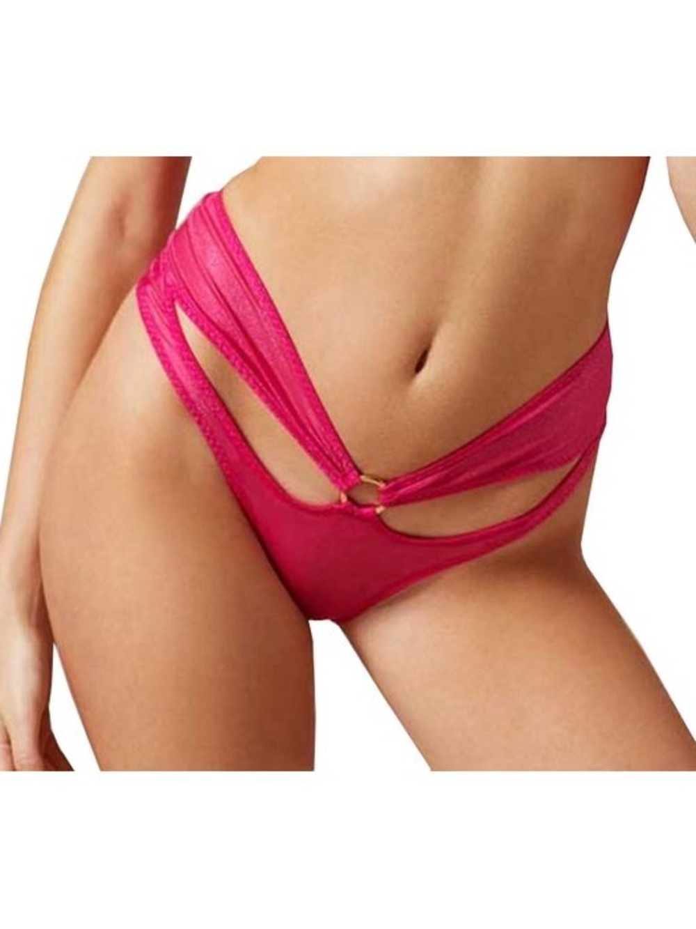 NWT Agent Provocateur Bar Big brief pink Size 3/M
